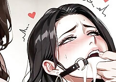 Enormous anal 3some with 2 trans sweethearts and a chap cumming a lot in buckets. Animation Comics Trans