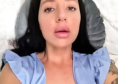Sexy hottie Anetta Keys enjoys a solo toy masturbation