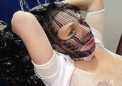 Kika & Ziliam lesbo BDSM: Ziliam fucks Kika like a little submissive piggy doll.