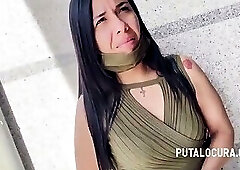 Caught latina picked up from the street