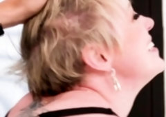 Hot blonde amateur girl nice blowjob on webcam