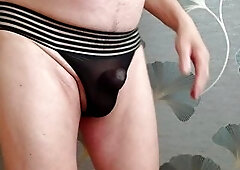 my sexy black thong