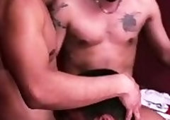 Preview - Two Latino Barbers Perform the Complete Service at the Barber Shop with Double