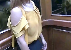 Asian amateur girlfriend gives a blowjob pov HD