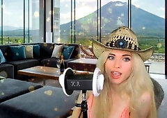 Amateur blonde teen Casi James with porno movie