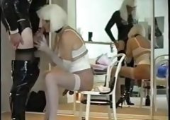 Two shemale hotties get kinky together