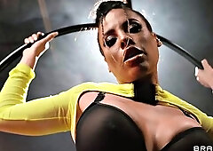Luna Star Puts Her Bound Slave Boy Oliver Flynn Completely in Dominant BDSM Fuck Fest with Big T