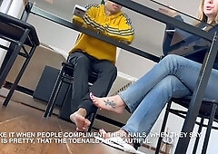 Blonde And Brunette Lesbian Foot Fetish