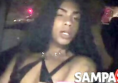 Hillary Felix on her active day. This babe wanted to bang the hung chap. That babe takes his penis, lines it up and slams it into his booty bareback, 