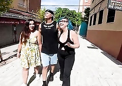 David Dariel has a three-some with 2 curvy Spanish hotties with large asses. Large penis homemade porn Madrid Monstercock