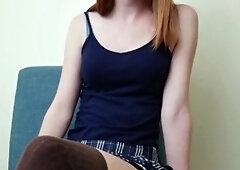 Close up pussy solo dildoing