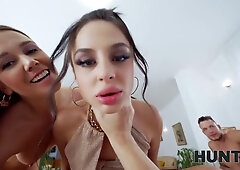Mia Trejsi and Alexis Crystals Big Tits Cuckold Threesome