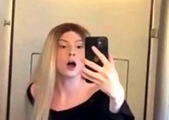 Damania Uses Her Dildo In The Train Bathroom