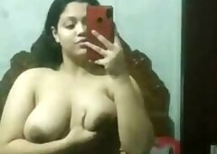 Indian Chubby Babe Doing Wild Boobs And Pussy Play Fucking Hard