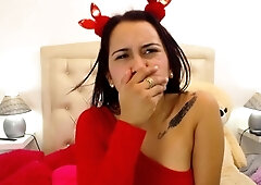 Beautiful brunette in sexy solo fingering masturbation 2 wmv