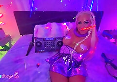 Big ass and boobs blonde MILF Pamela Sanderson gets fucked POV after rimjob