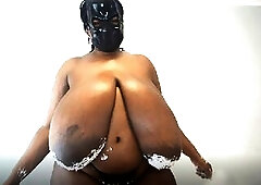 Huge boobs of Ghana