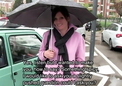 italian POINT OF VIEW amateur - money-shot compilation - english subtitles