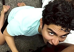 Latino boyfriend lets black lover hammer that ass in excellent positions