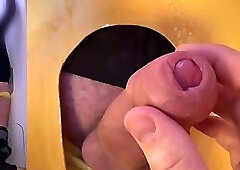 Hot craftsman returns to the gloryhole with a rock-hard bulge