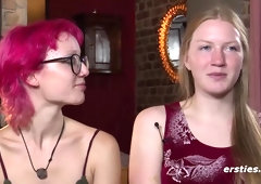 Skater Girl And Metal Fan Play With Sexy Toys