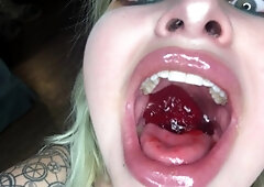 Blonde amateur milf does anal pov