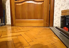 Sasha Earth Skinny Sissy High Heels Handjob Cumshot