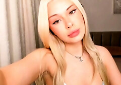 Blonde Babe Sexy Solo Masturbation