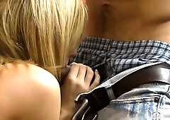 Hawt College Bangs - Model rod Trey gets his cock soaked in Chloe