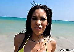 Johnny Castle Fucks Hot Latina Shay Evans After Beach Pickup