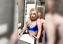 I’m Banging My Superlatively good Ally’s Boyfriend in the baths during the time that this babe’s out for her Morning run