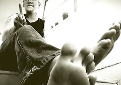 Solo Large Feet Trans Dude Huge POV Foot Worship Foot Fetish