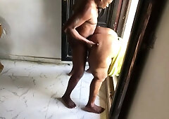 The Door Is Wide Open so Neighbors Can See Us Fuck