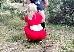 I Sucked and Cummed in My Ally’s Wife’s Throat in the Forest - a Real Amateur Pair