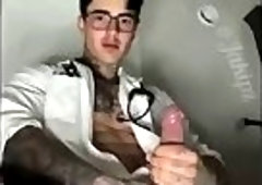 Tattooed Guy Wanking