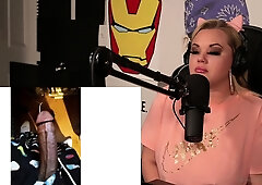 Horny big boobed fat chubby busty blonde