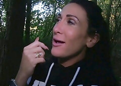 Pov handjob and blowjob with a brunette fox