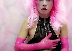 Oanh Le transgender wearing sexy clothes porn cock