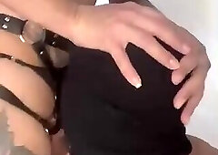 The Beautiful Shemale Mistress Dominates and Fuck Your SLave