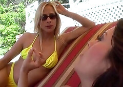 Alexa Jordan and Roxanne Hall have a hot lesbian encounter