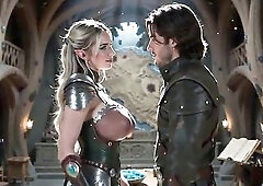 A hot elf meets an explorer, and they have some wild sex (Ai generated)
