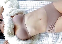 Habin Beauty gal sexy tease makes guy come
