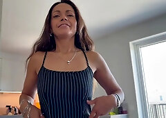 Hot MILF with Natural Boobs Ride Hard Until She Explodes in an Orgasm